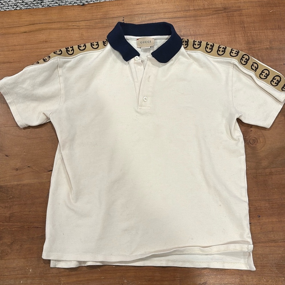 Gucci kids logo polo shirt
